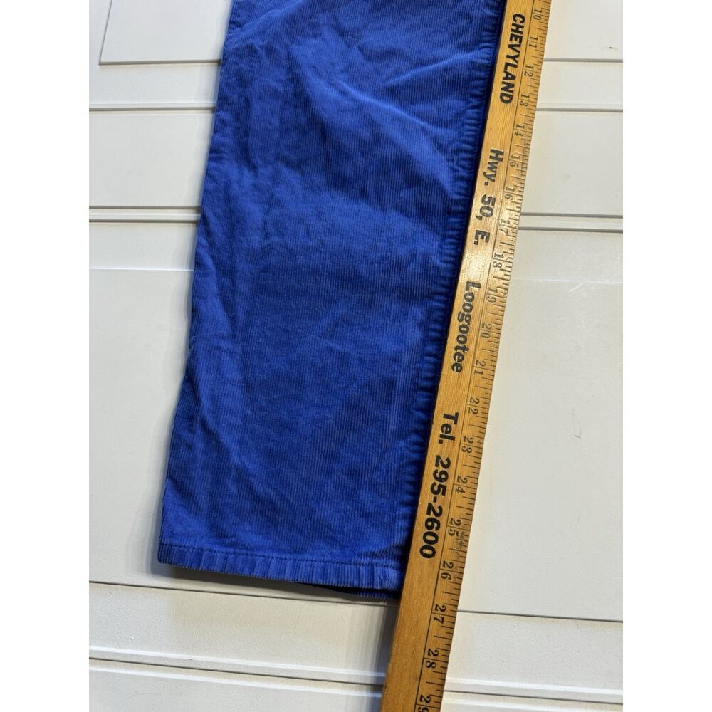 BDG Urban Outfitters Pegged Cowboy Blue High Rise Corduroy Pants Trousers 28 - Picture 2 of 6